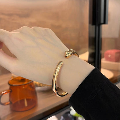 [Charm Aries Jewelry]PANTHERE GOLD OPEN BRACELET