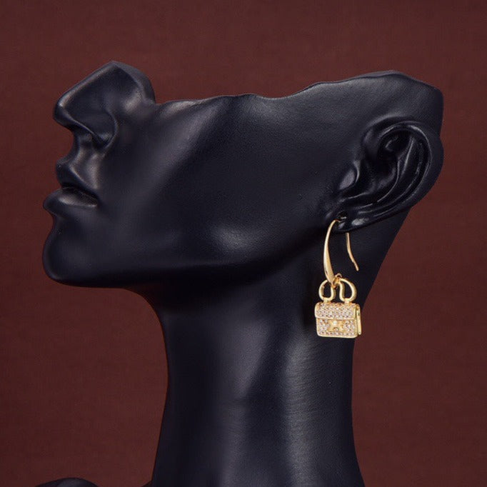 [Charm Aries Jewelry]KELLY DIAMOND EARRINGS