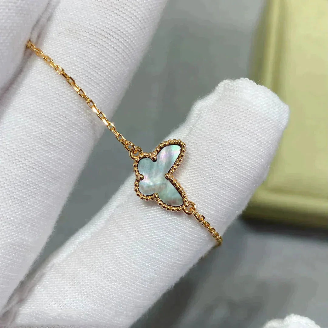 [Charm Aries Jewelry]BUTTERFLY DARK MOP BUTTERFLY BRACELET