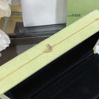 [Charm Aries Jewelry]BUTTERFLY DARK MOP BUTTERFLY BRACELET