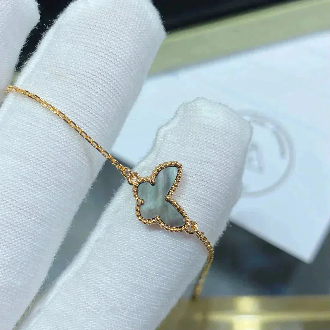 [Charm Aries Jewelry]BUTTERFLY DARK MOP BUTTERFLY BRACELET