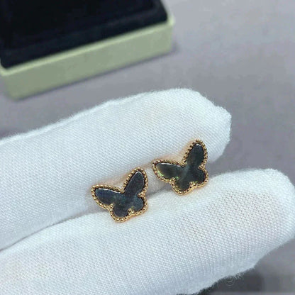[Charm Aries Jewelry]BUTTERFLY DARK MOP  EARRINGS