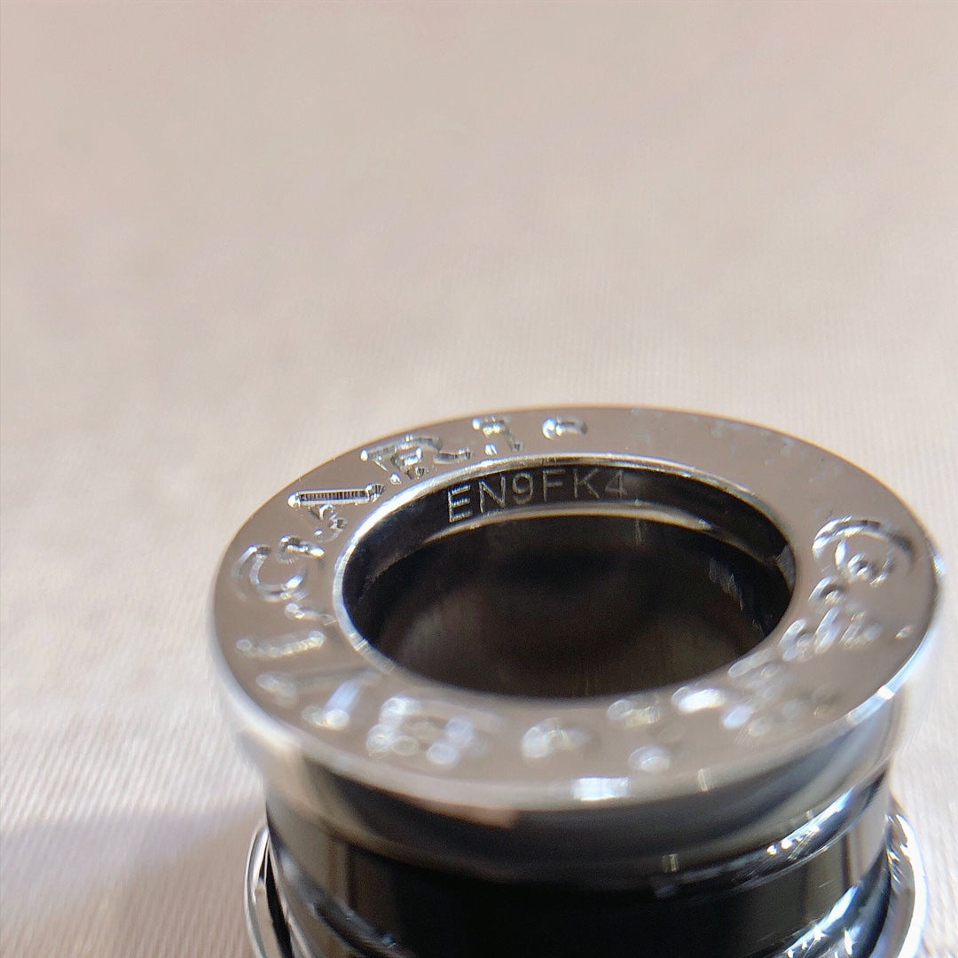[Charm Aries Jewelry]ZERO 1 BLACK CERAMIC SILVER NECKLACE
