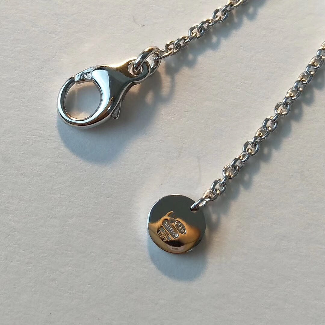 [Charm Aries Jewelry]ZERO 1 BLACK CERAMIC SILVER NECKLACE
