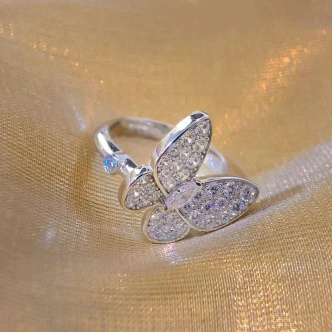[Charm Aries Jewelry]BUTTERFLY DIAMOND RING