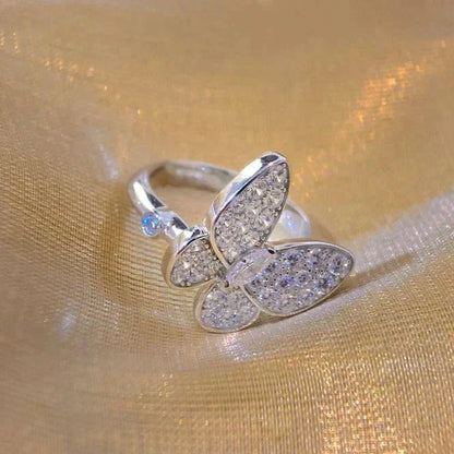 [Charm Aries Jewelry]BUTTERFLY DIAMOND RING