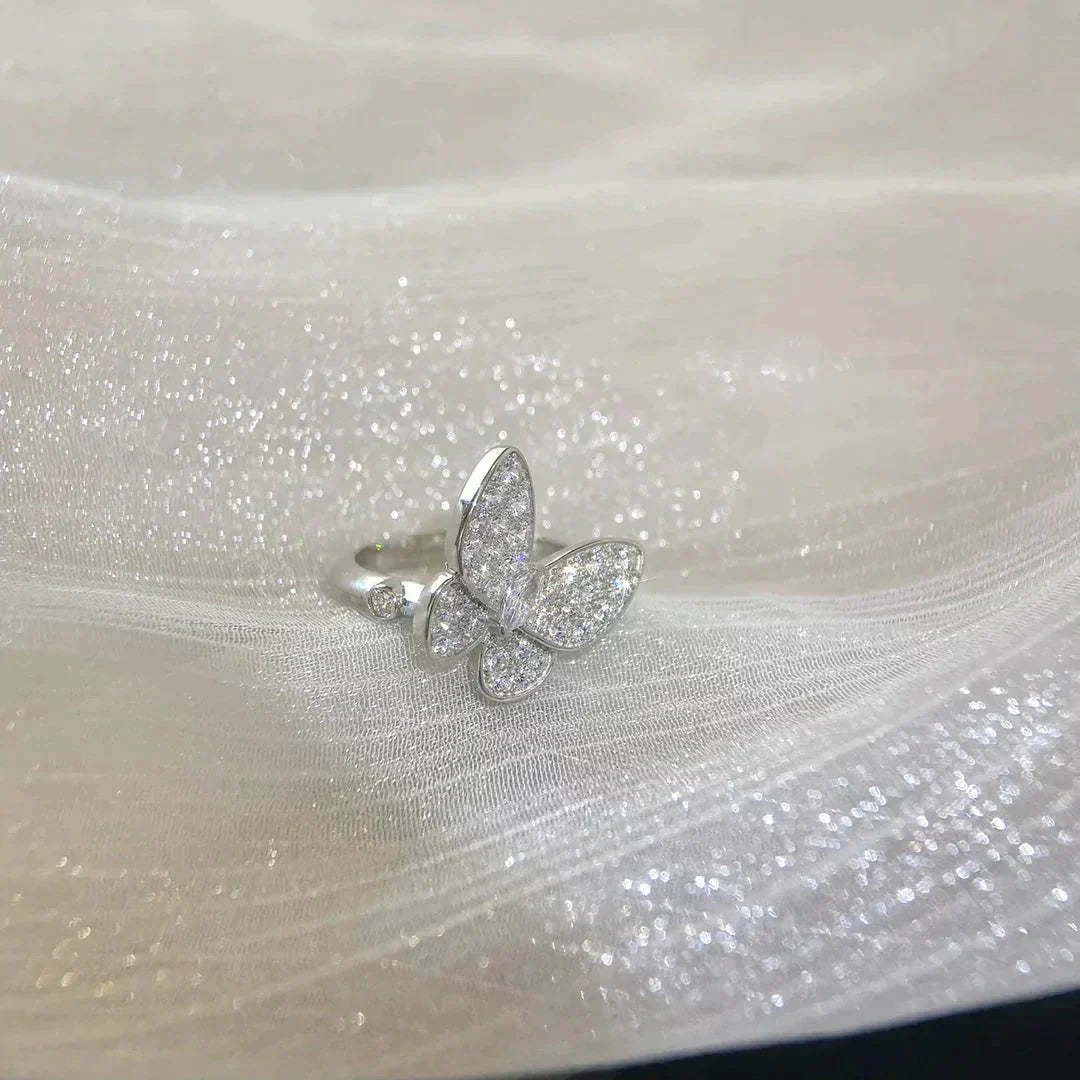 [Charm Aries Jewelry]BUTTERFLY DIAMOND RING