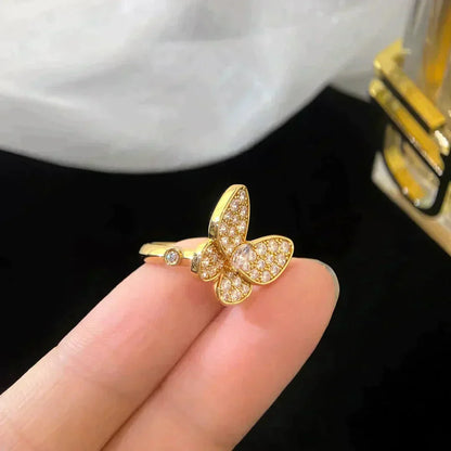 [Charm Aries Jewelry]BUTTERFLY DIAMOND RING