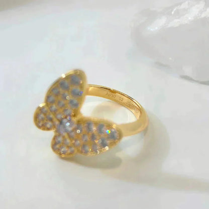 [Charm Aries Jewelry]BUTTERFLY DIAMOND RING