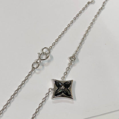 [Charm Aries Jewelry]STAR BLACK MOP NECKLACE