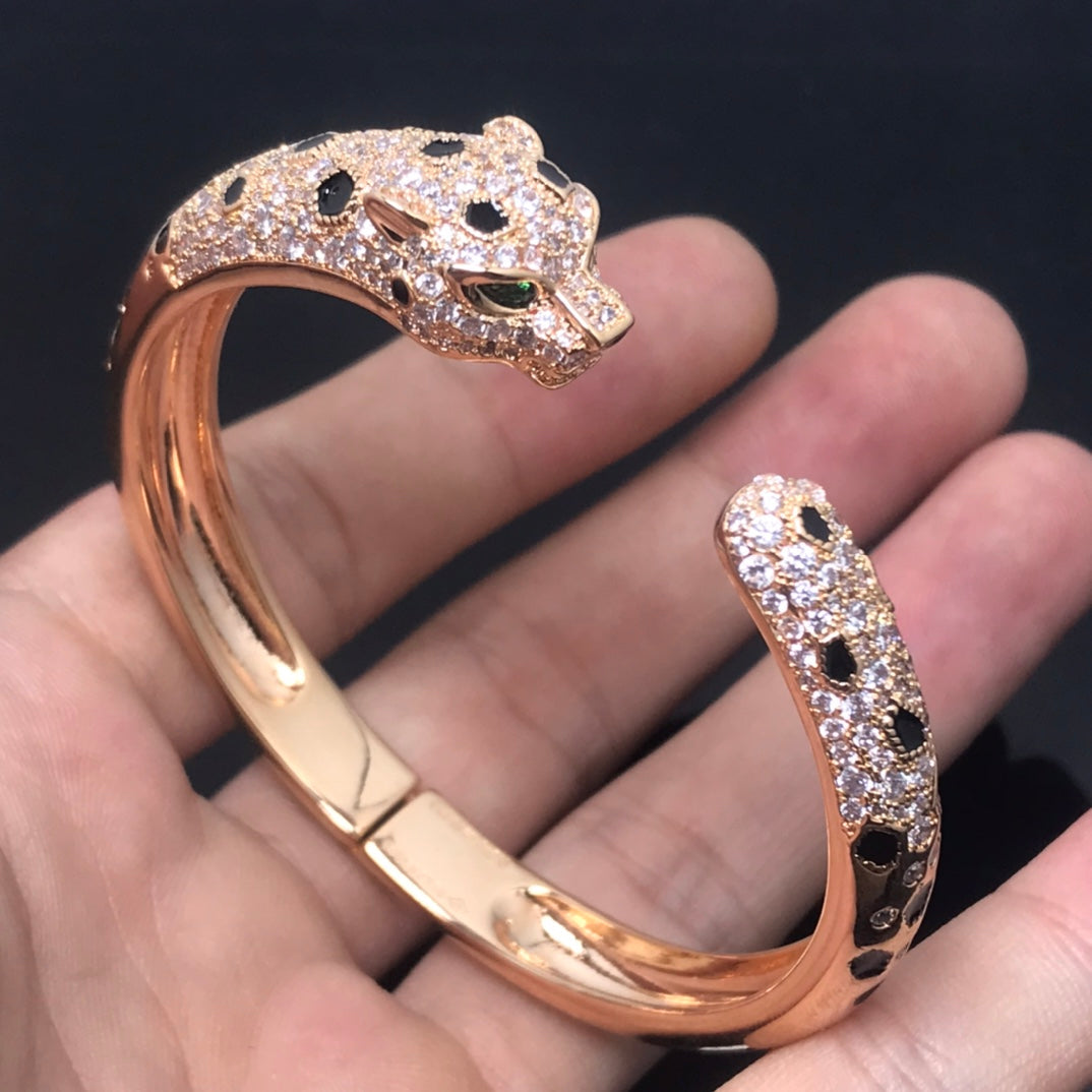 [Charm Aries Jewelry]PANTHERE BIG BRACELET DIAMONDS