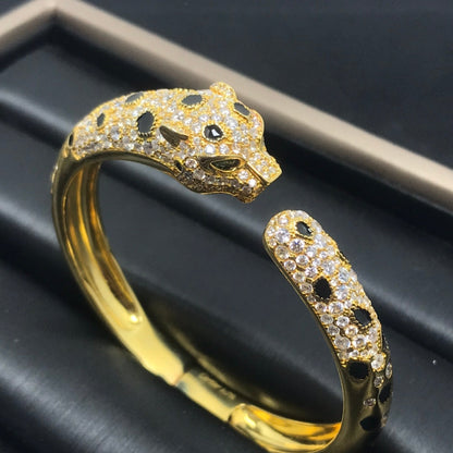 [Charm Aries Jewelry]PANTHERE BIG BRACELET DIAMONDS