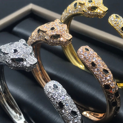 [Charm Aries Jewelry]PANTHERE BIG BRACELET DIAMONDS