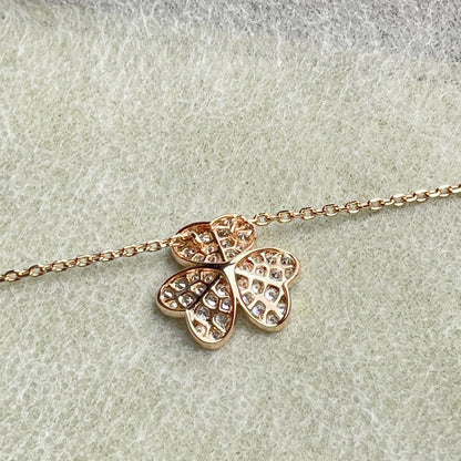 [Charm Aries Jewelry]FLOWER DIAMOND NECKLACE