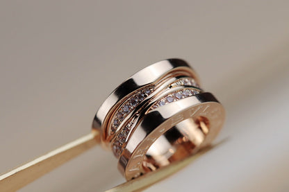 [Charm Aries Jewelry]ZERO 1 PINK GOLD DIAMOND NECKLACE