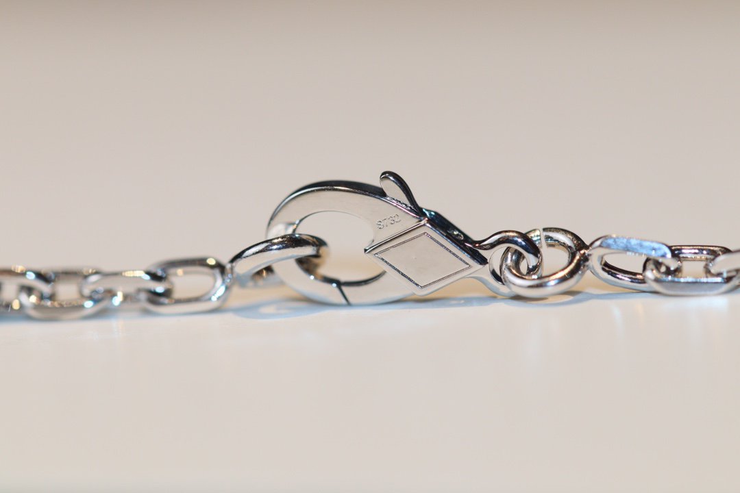[Charm Aries Jewelry]CLOVER 20 MOTIFS ONYX DIAMOND SILVER