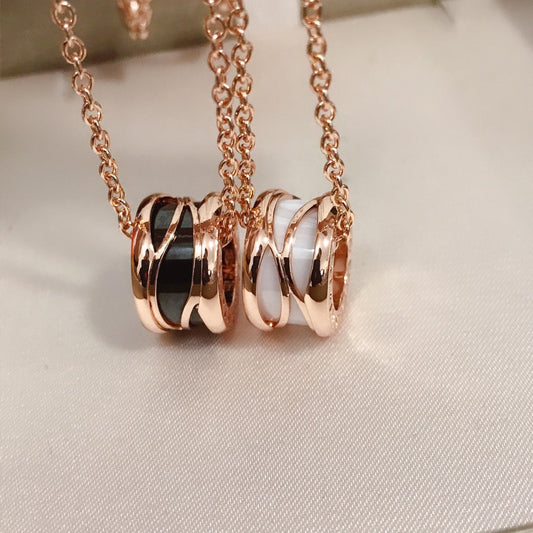 [Charm Aries Jewelry]ZERO 1 FOUR BAND PINK GOLD CERAMIC