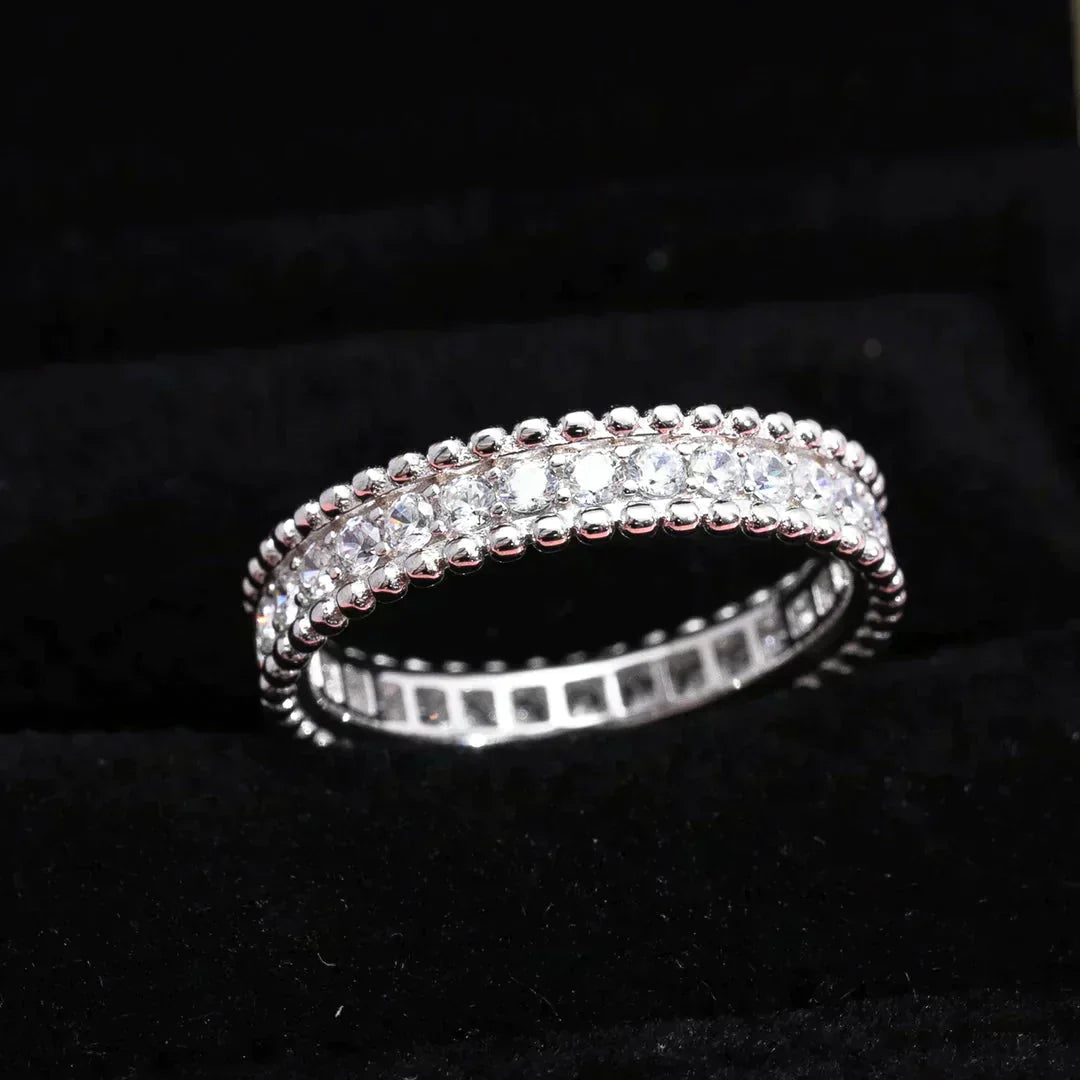 [Charm Aries Jewelry]PERLEE DIAMOND SILVER RING