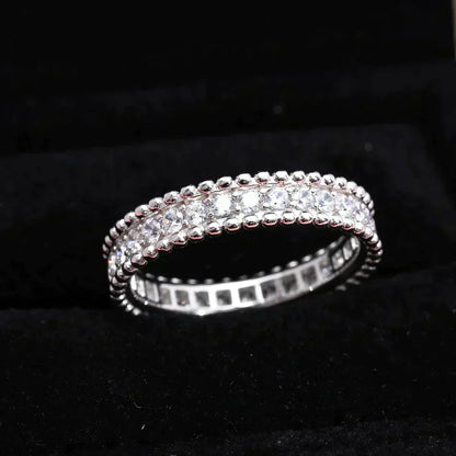 [Charm Aries Jewelry]PERLEE DIAMOND SILVER RING
