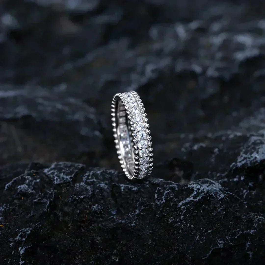 [Charm Aries Jewelry]PERLEE DIAMOND SILVER RING