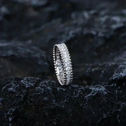 [Charm Aries Jewelry]PERLEE DIAMOND SILVER RING