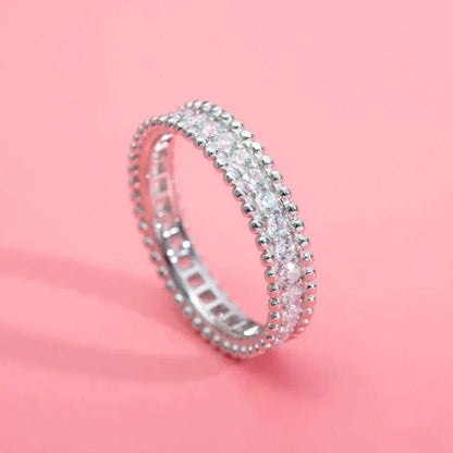 [Charm Aries Jewelry]PERLEE DIAMOND SILVER RING