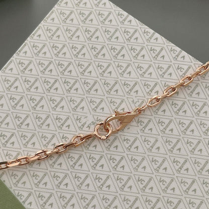 [Charm Aries Jewelry]LUCKY SPRING 15 MOTIFS ROSE GOLD NECKLACE