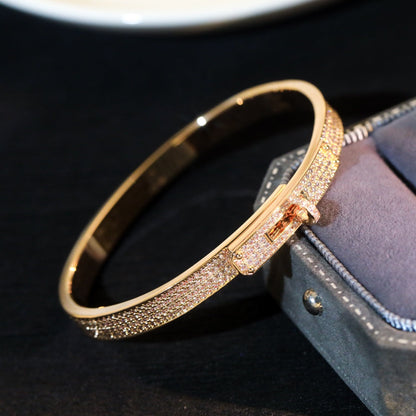 [Charm Aries Jewelry]KELLY BRACELET DIAMOND PAVED