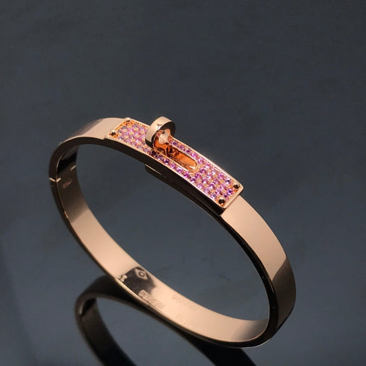 [Charm Aries Jewelry]KELLY BRACELET PINK DIAMOND