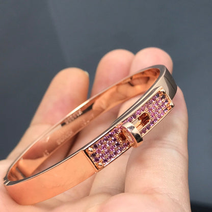 [Charm Aries Jewelry]KELLY BRACELET PINK DIAMOND