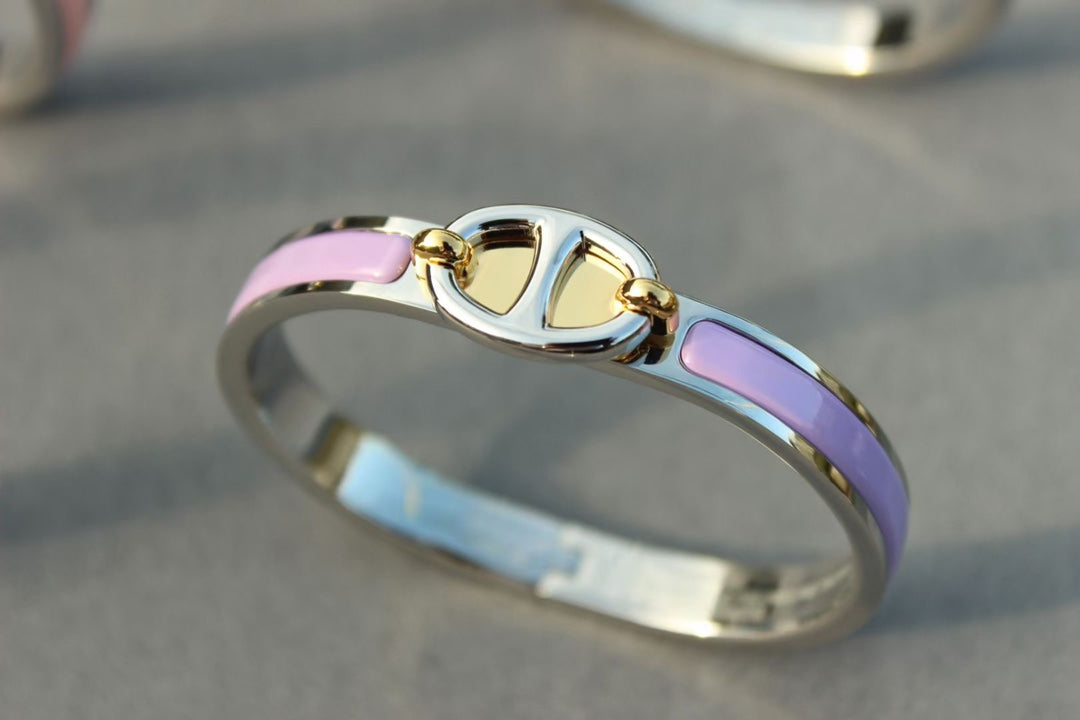 [Charm Aries Jewelry]CLIC CHAINE SILVER BRACELET