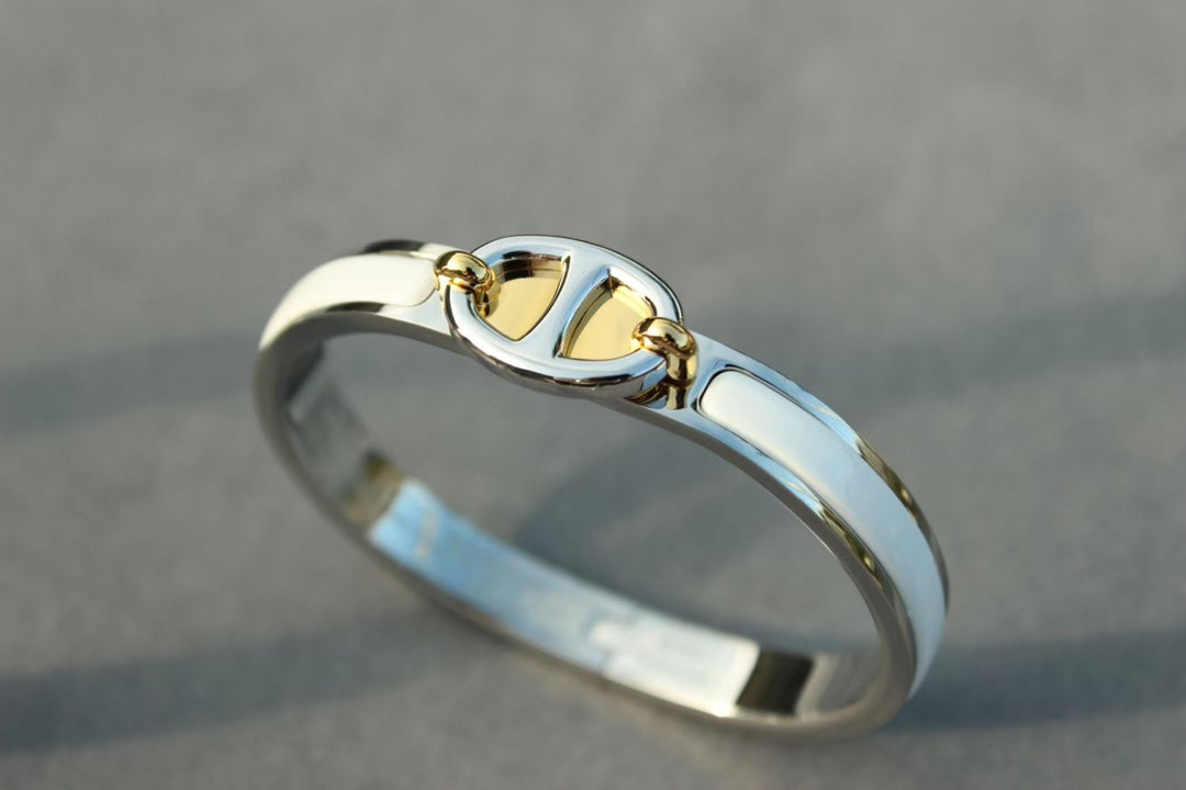 [Charm Aries Jewelry]CLIC CHAINE SILVER BRACELET