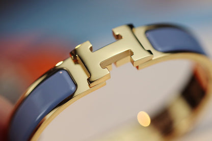 [Charm Aries Jewelry]H BRACELET 12MM BLUE GRAY