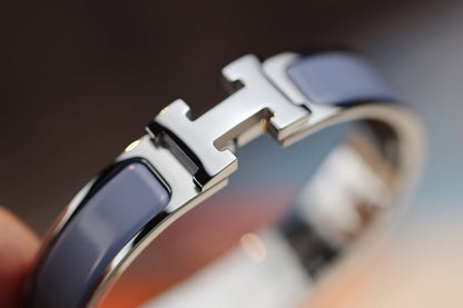 [Charm Aries Jewelry]H BRACELET 12MM BLUE GRAY