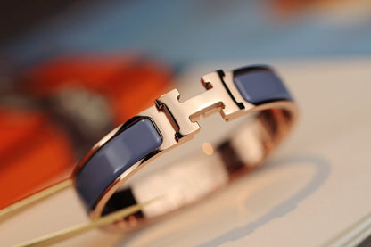 [Charm Aries Jewelry]H BRACELET 12MM BLUE GRAY