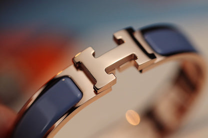 [Charm Aries Jewelry]H BRACELET 12MM BLUE GRAY