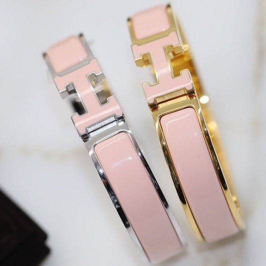 [Charm Aries Jewelry]H BRACELET 12MM PINK