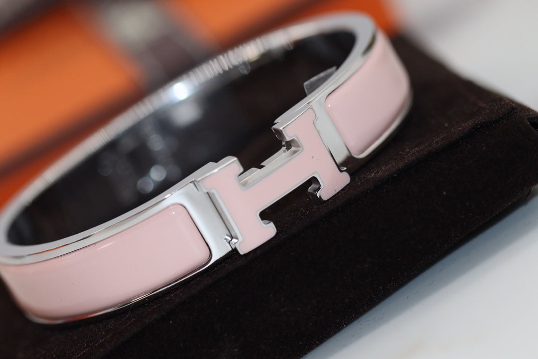 [Charm Aries Jewelry]H BRACELET 12MM PINK