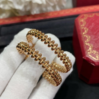[Charm Aries Jewelry]CLASH LARGE HOOP EARRINGS