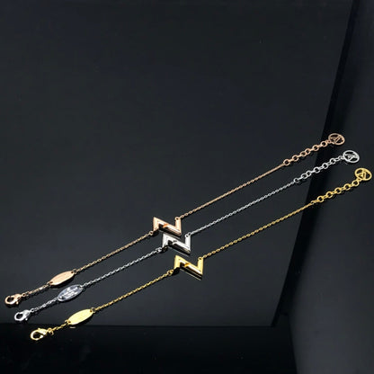 [Charm Aries Jewelry]VOLT LV LOGO BRACELET