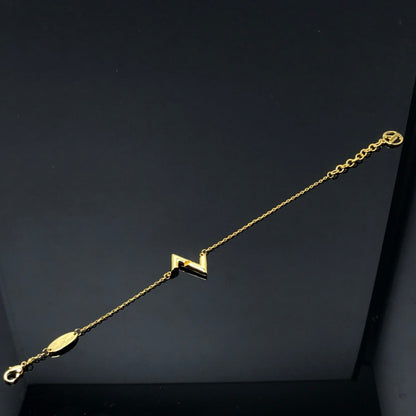 [Charm Aries Jewelry]VOLT LV LOGO BRACELET