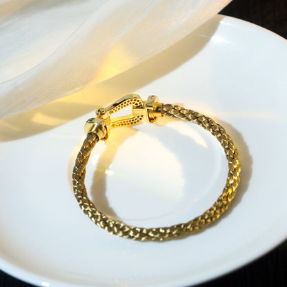 [Charm Aries Jewelry]FORCE 10 GOLD GREEN DIAMOND PAVED