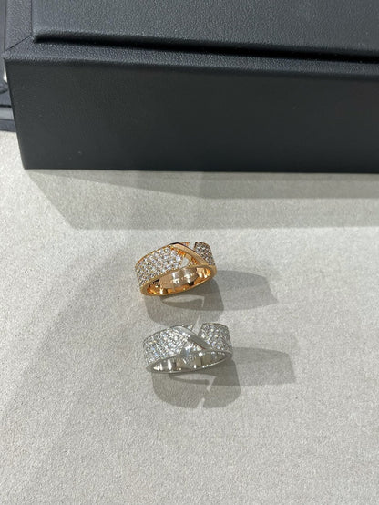 [Charm Aries Jewelry]LIENS EVIDENCE  DIAMOND PAVED RING