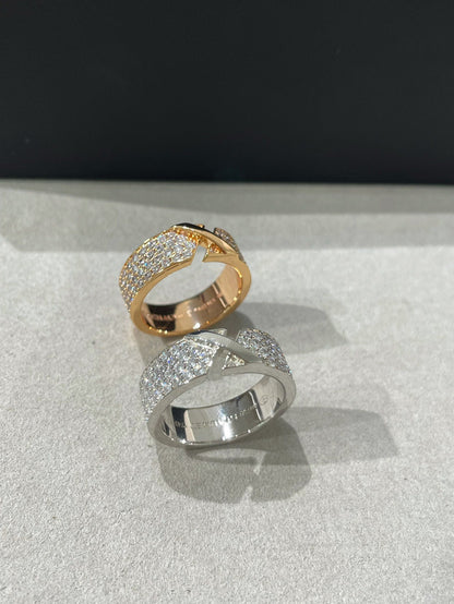 [Charm Aries Jewelry]LIENS EVIDENCE  DIAMOND PAVED RING