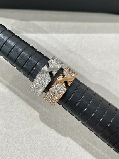 [Charm Aries Jewelry]LIENS EVIDENCE  DIAMOND PAVED RING