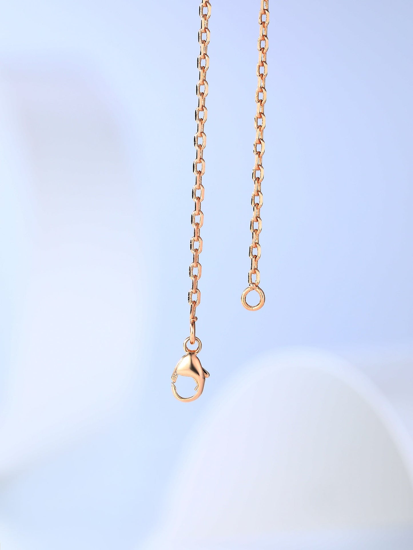 [Charm Aries Jewelry]H CAGE PINK GOLD NECKLACE