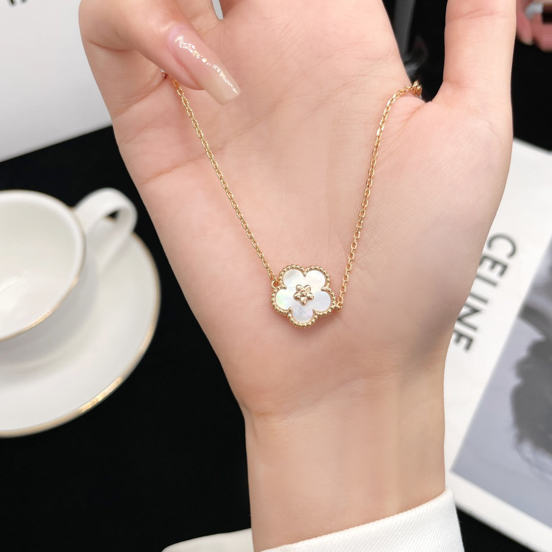 [Charm Aries Jewelry]LUCKY SPRING ROSE GOLD MOP BRACELET