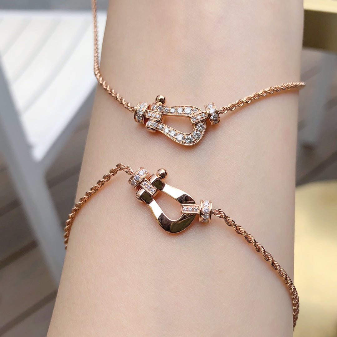 [Charm Aries Jewelry]FORCE 10 PINK GOLD DIAMOND NECKLACE
