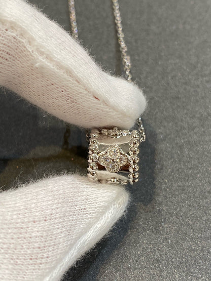[Charm Aries Jewelry]PERLEE PEDANT SIVLER DIAMOND NECKLACE