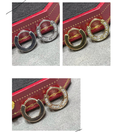 [Charm Aries Jewelry]LOVE DIAMOND EARRINGS
